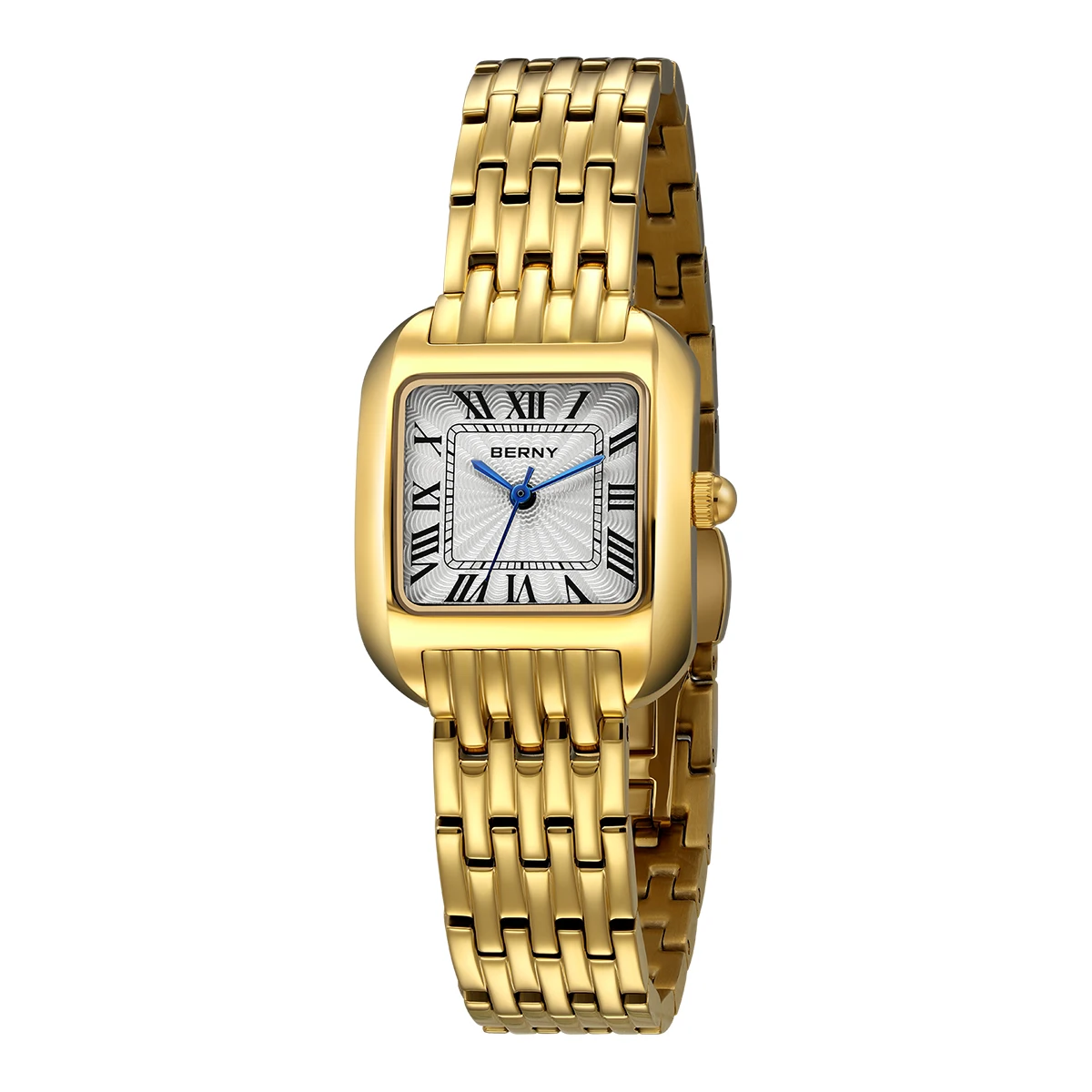 Luxury Ceramic Watch - BERNY Square Gold Watch For Women