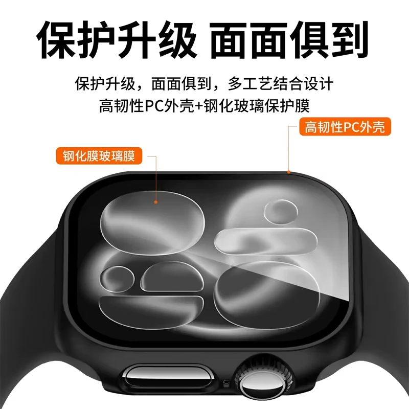 Tempered Glass+Cover For Apple - Smartwatch New Watches 2025 review and price