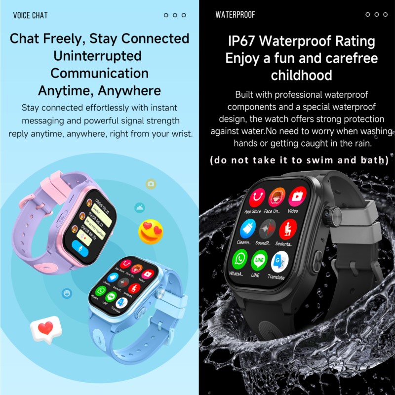 Kids Smart Watch 4G GPS WIFI V - Smartwatch Watches For 12 Year Old Boy review and price