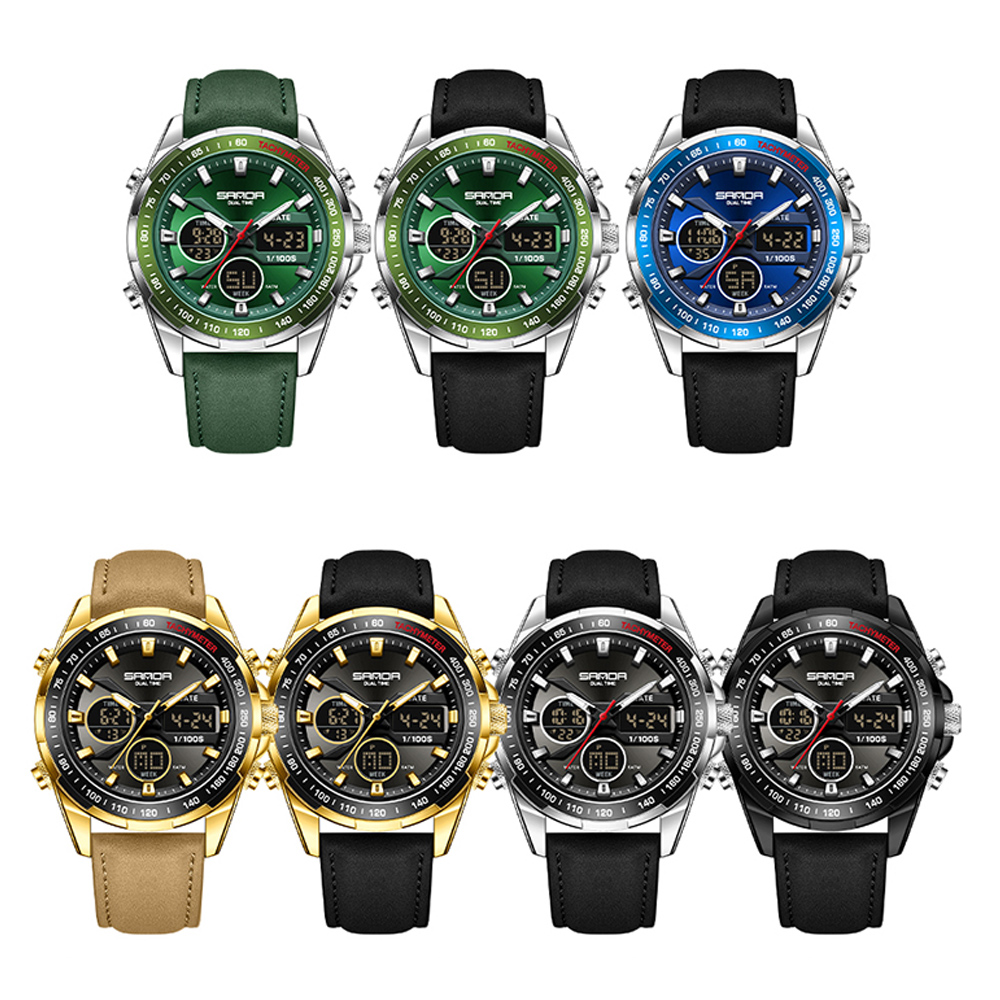 SANDA Luxury Chronograph Men W - Smartwatch Branded Watches For Men review and price