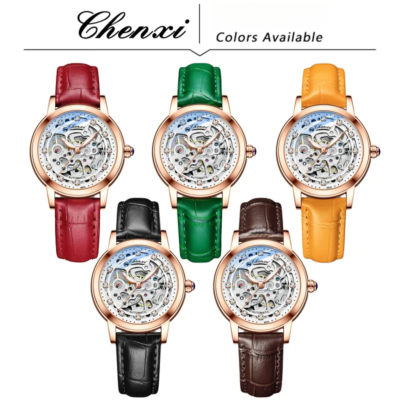 Fashion Ladies Skeleton Mechan - Skeleton Mechanical Watch review and price