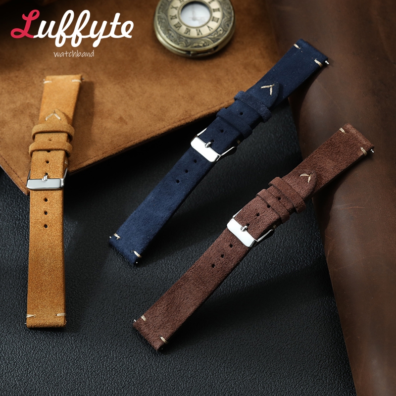Vintage Suede Leather Watch Ba - Smartwatch Vintage Watches For Men review and price