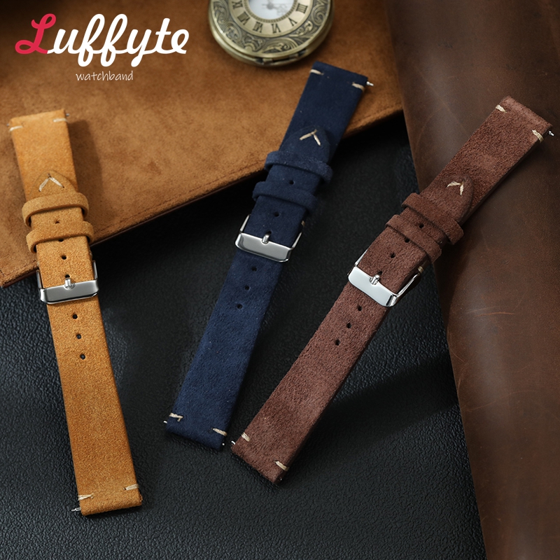 Vintage Suede Leather Watch Ba - Smartwatch Vintage Watches For Men review and price