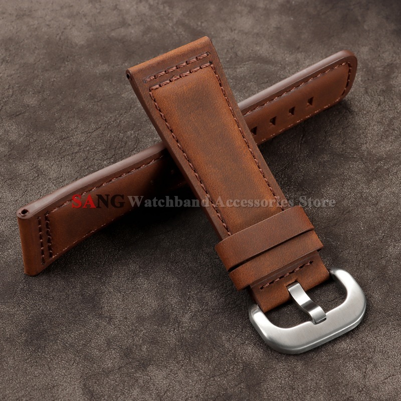 28mm Vintage Leather Watchband - Smartwatch Vintage Watches For Men review and price