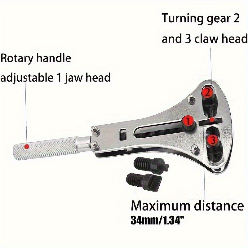 1Pc Watch Back Cover Opener 18 - Watchmaker Screwdriver review and price