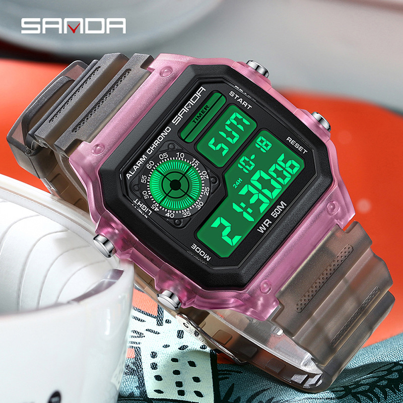 Fashyion Sanda Top Brand Led D - Chronograph Sport Watch review and price