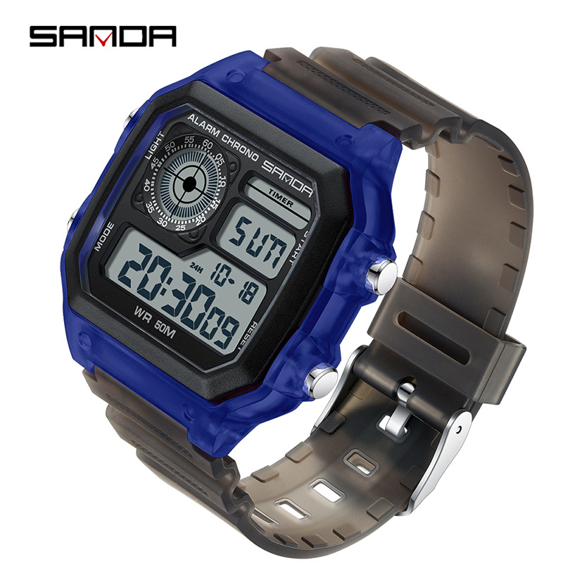 Fashyion Sanda Top Brand Led D - Chronograph Sport Watch review and price
