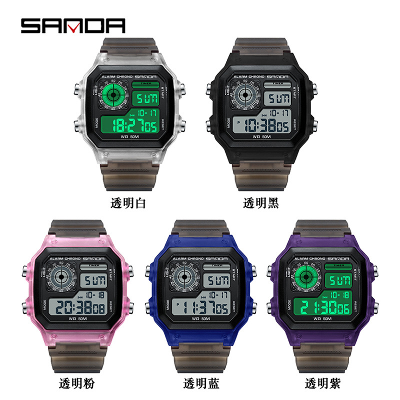 Fashyion Sanda Top Brand Led D - Chronograph Sport Watch review and price