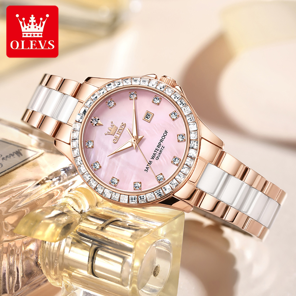 OLEVS Watch for Women Elegant  - Luxury Ceramic Watch review and price