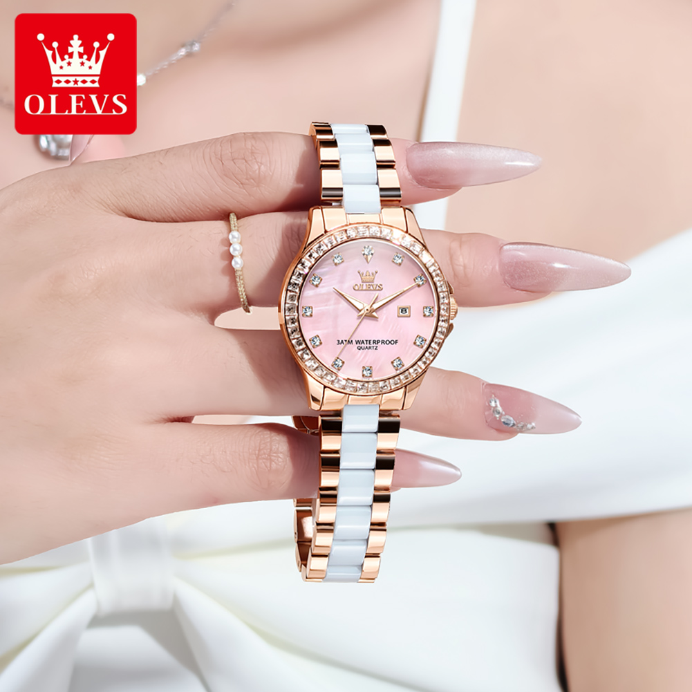 OLEVS Watch for Women Elegant  - Luxury Ceramic Watch review and price