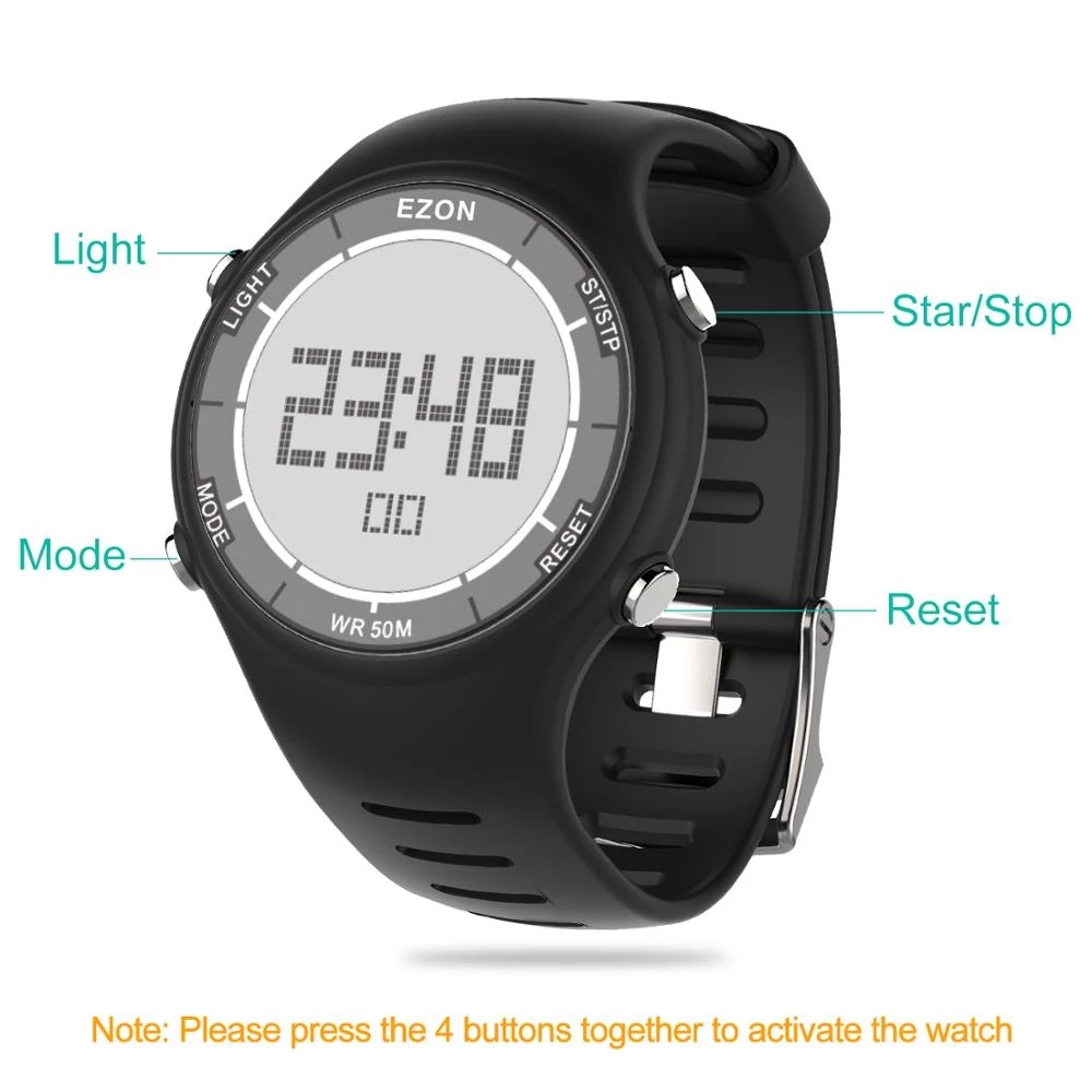 EZON New Fashion Woman Digital - Chronograph Sport Watch review and price