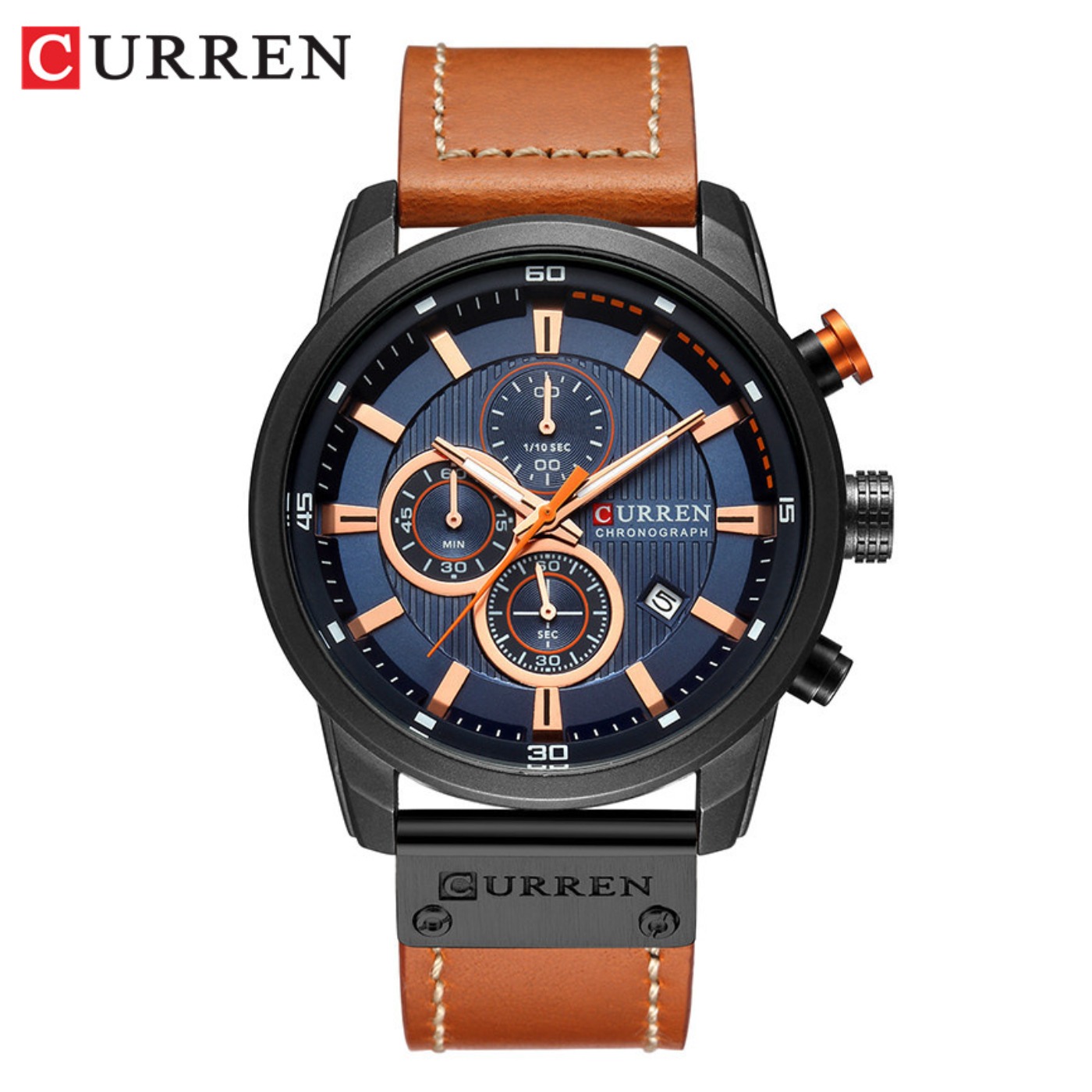 CURREN Fashion Date Quartz Men - Chronograph Sport Watch review and price
