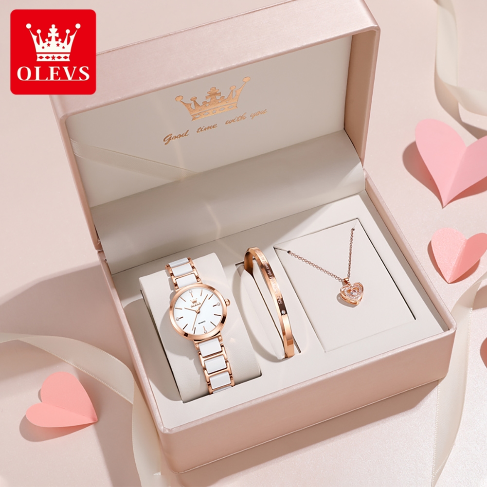 OLEVS Women Watch 5877 Luxury  - Luxury Ceramic Watch review and price