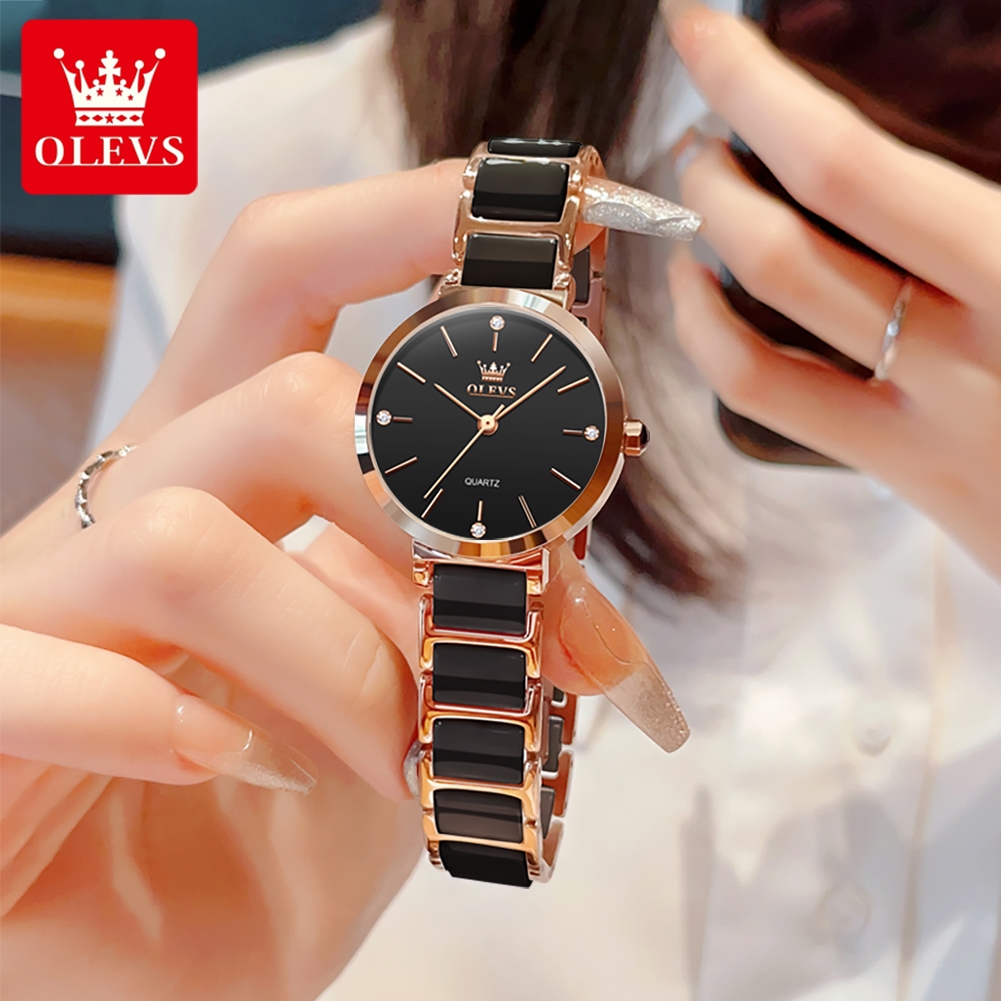 OLEVS Women Watch 5877 Luxury  - Luxury Ceramic Watch review and price