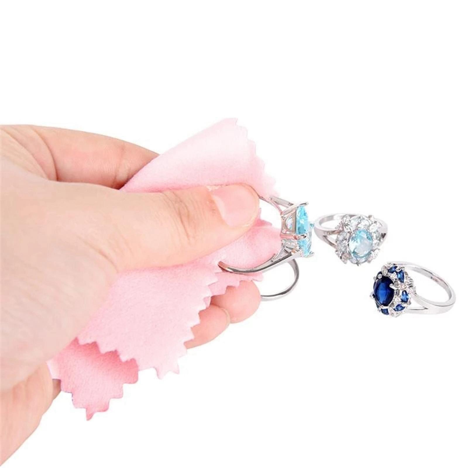 50 Pcs Jewelry Cleaning Polish - Watch Polishing Cloth review and price