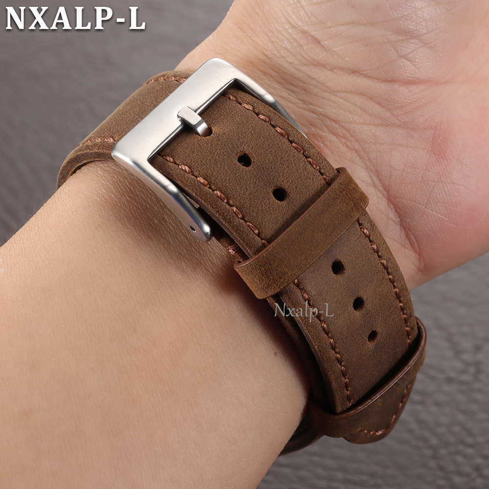 Matte & Oil Wax Leather Watch  - Smartwatch Vintage Watches For Men review and price