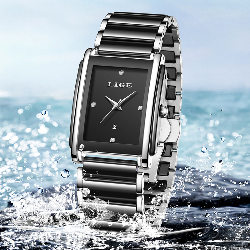LIGE New Luxury Women Watches  - Luxury Ceramic Watch review and price
