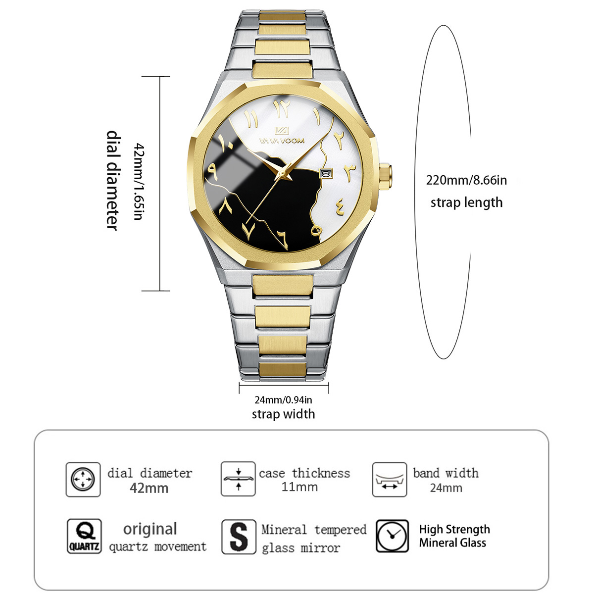 Top Brand Men Watch Marble Dia - Smartwatch Branded Watches For Men review and price