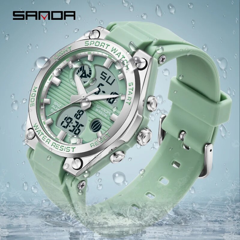 SANDA Brand G Style LED Digita - Chronograph Sport Watch review and price