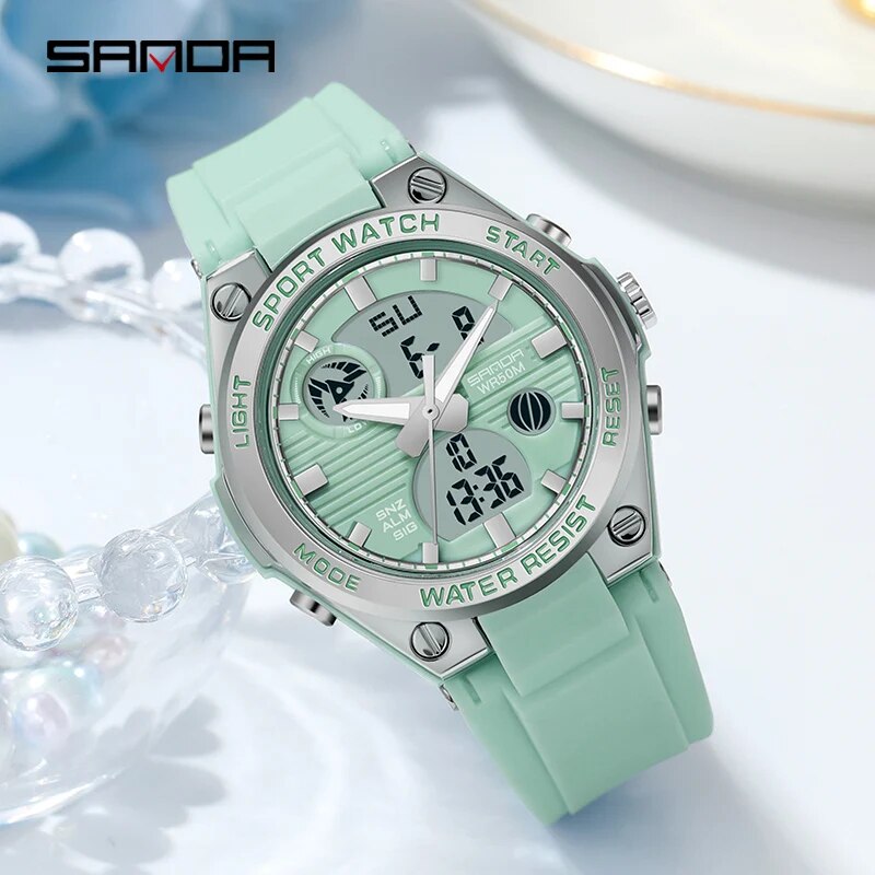 SANDA Brand G Style LED Digita - Chronograph Sport Watch review and price