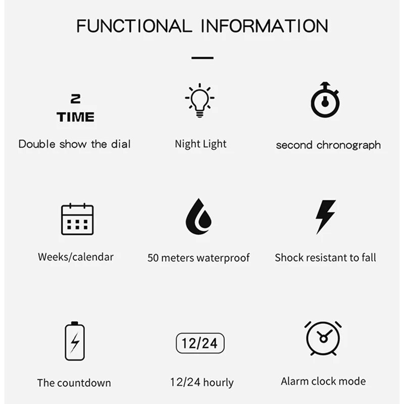 SANDA Brand G Style LED Digita - Chronograph Sport Watch review and price