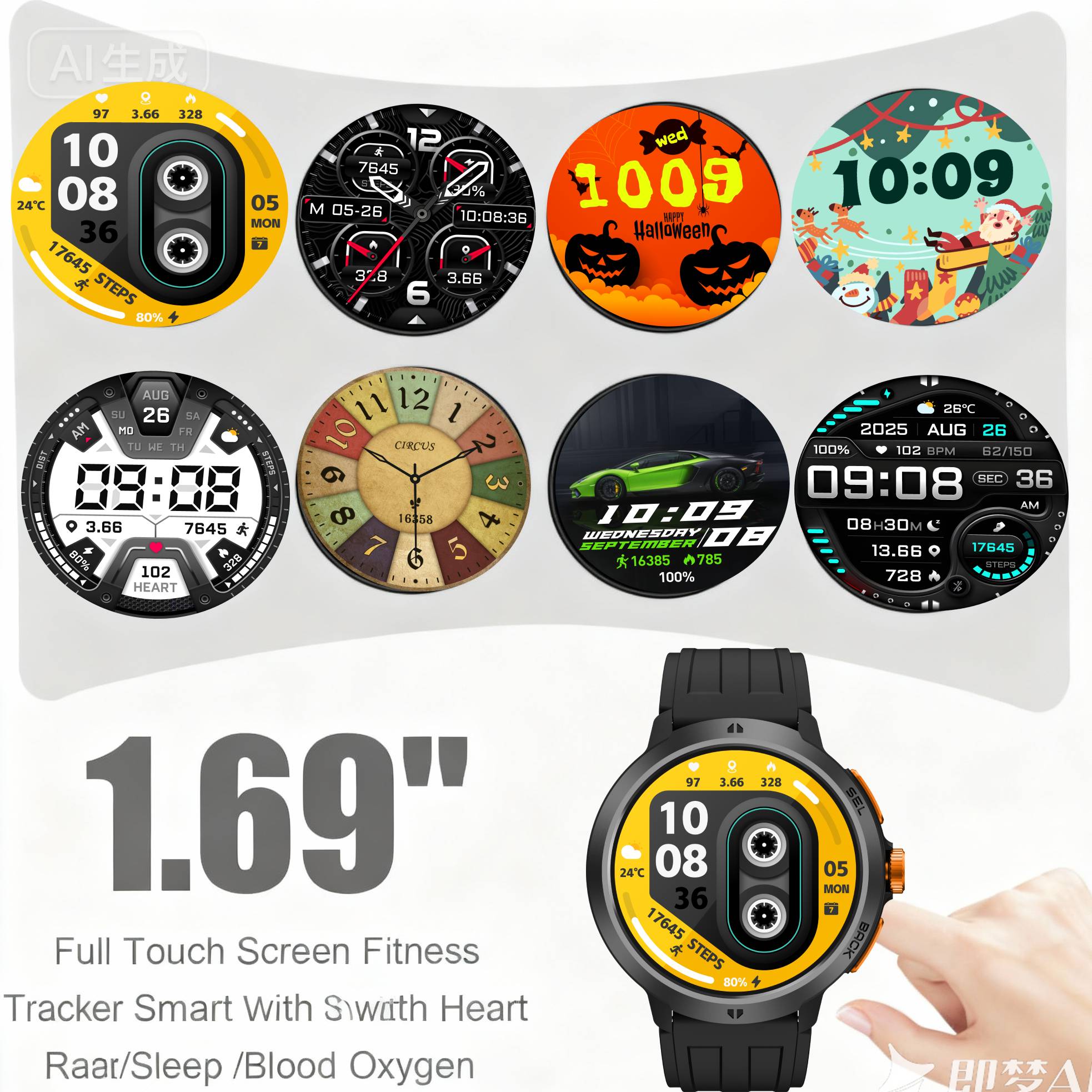 LEADOYS C33 Men's Sports Wrist - Smartwatch Running Watches For Men review and price