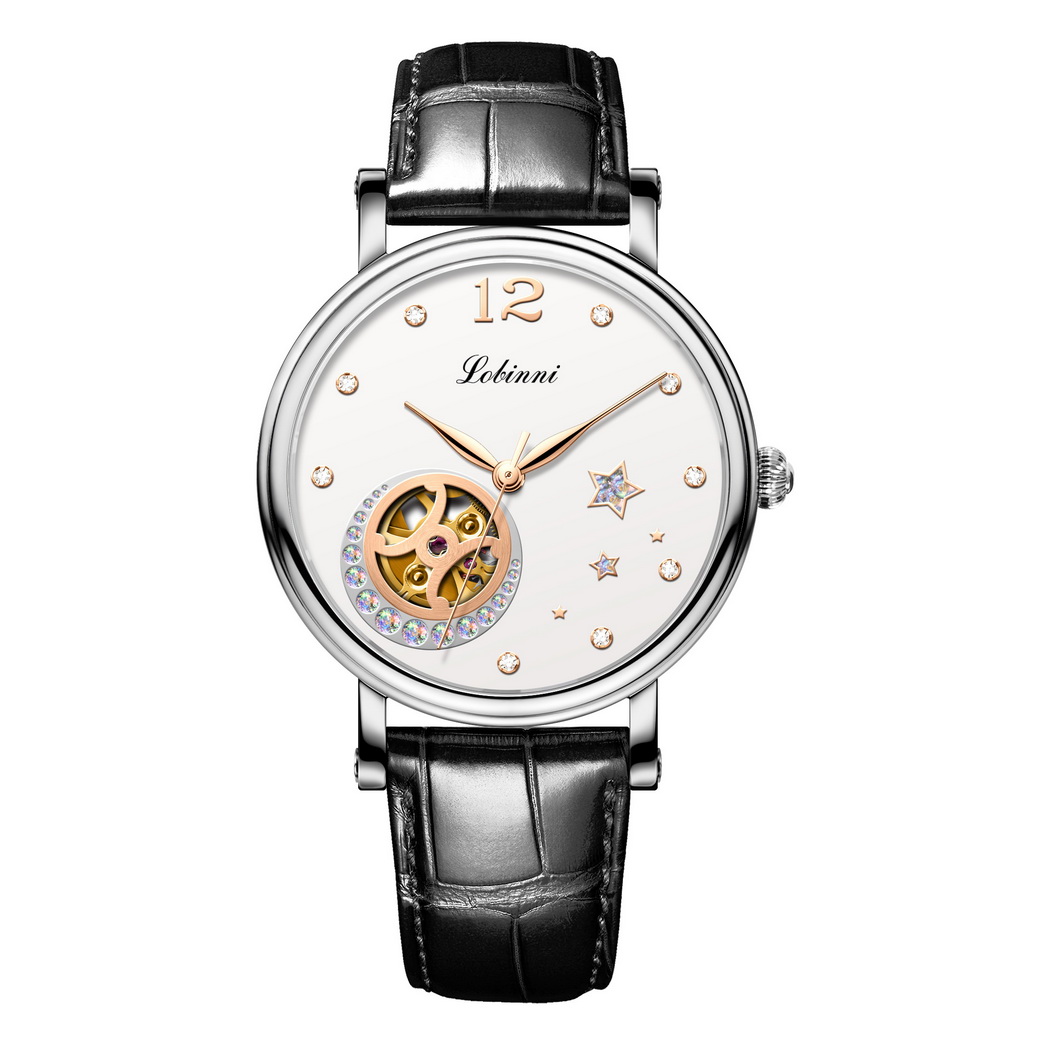 LOBINNI Luxury Women Watches,L - Skeleton Mechanical Watch review and price
