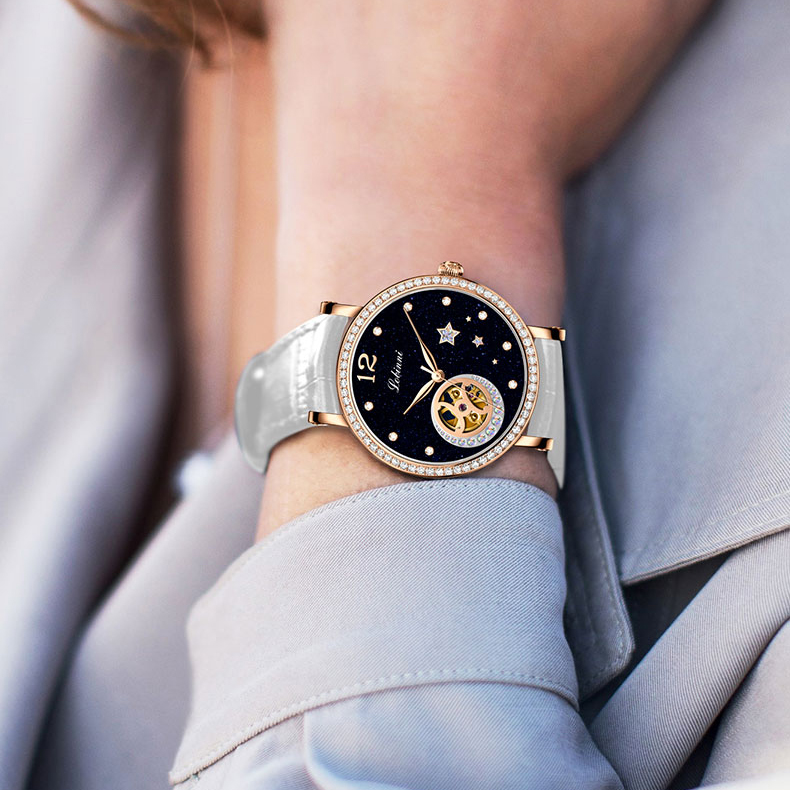 LOBINNI Luxury Women Watches,L - Skeleton Mechanical Watch review and price