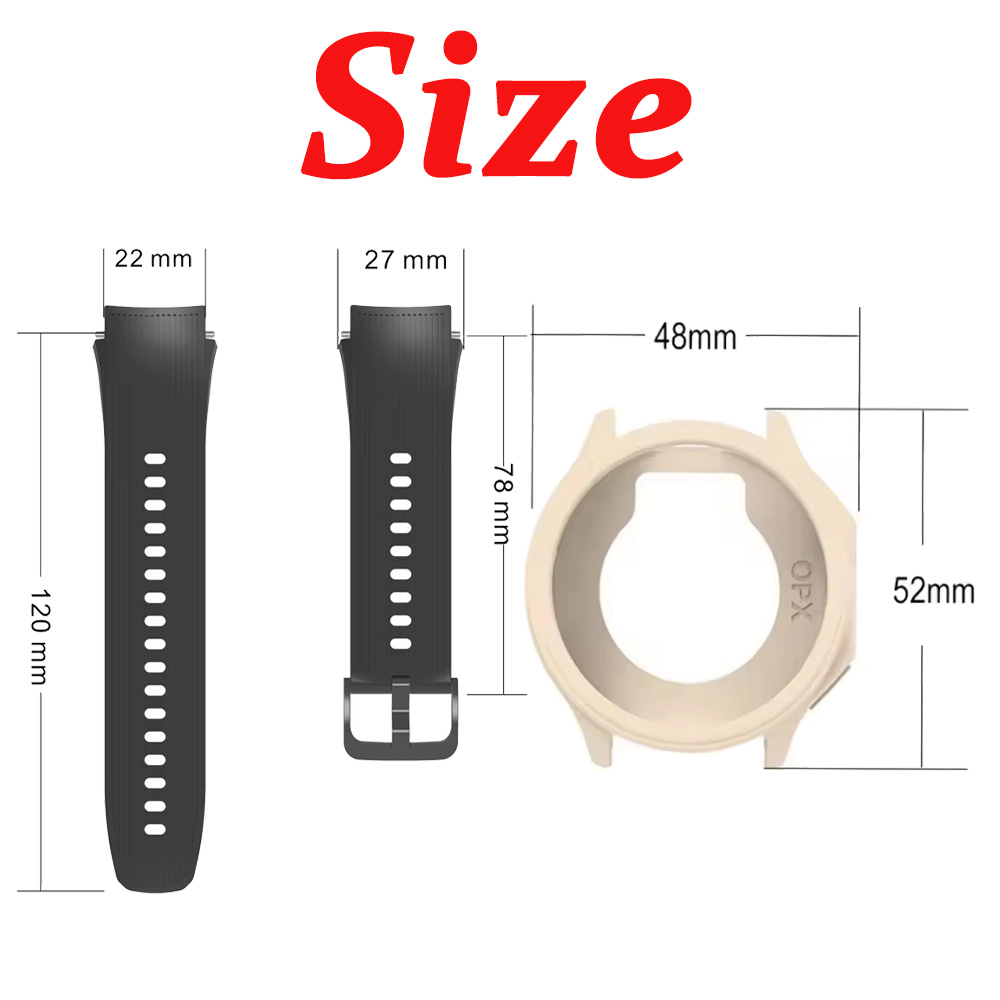 Silicone Watch Case & Strap fo - Smartwatch Oppo Watch review and price