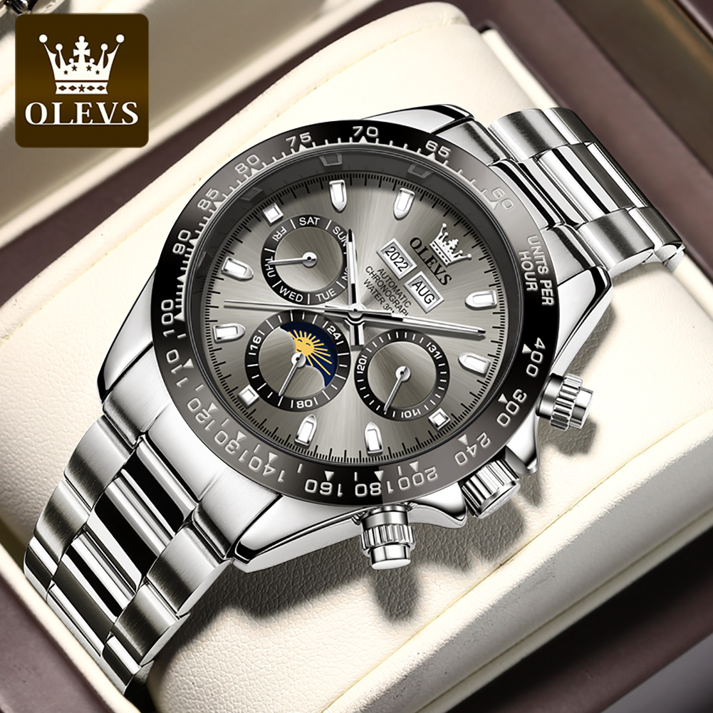 OLEVS 6654 Luxury Mens Watch C - Seiko Watch Presage review and price
