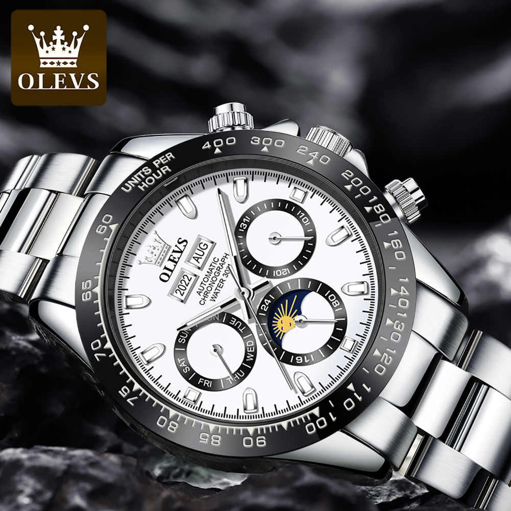 OLEVS 6654 Luxury Mens Watch C - Seiko Watch Presage review and price
