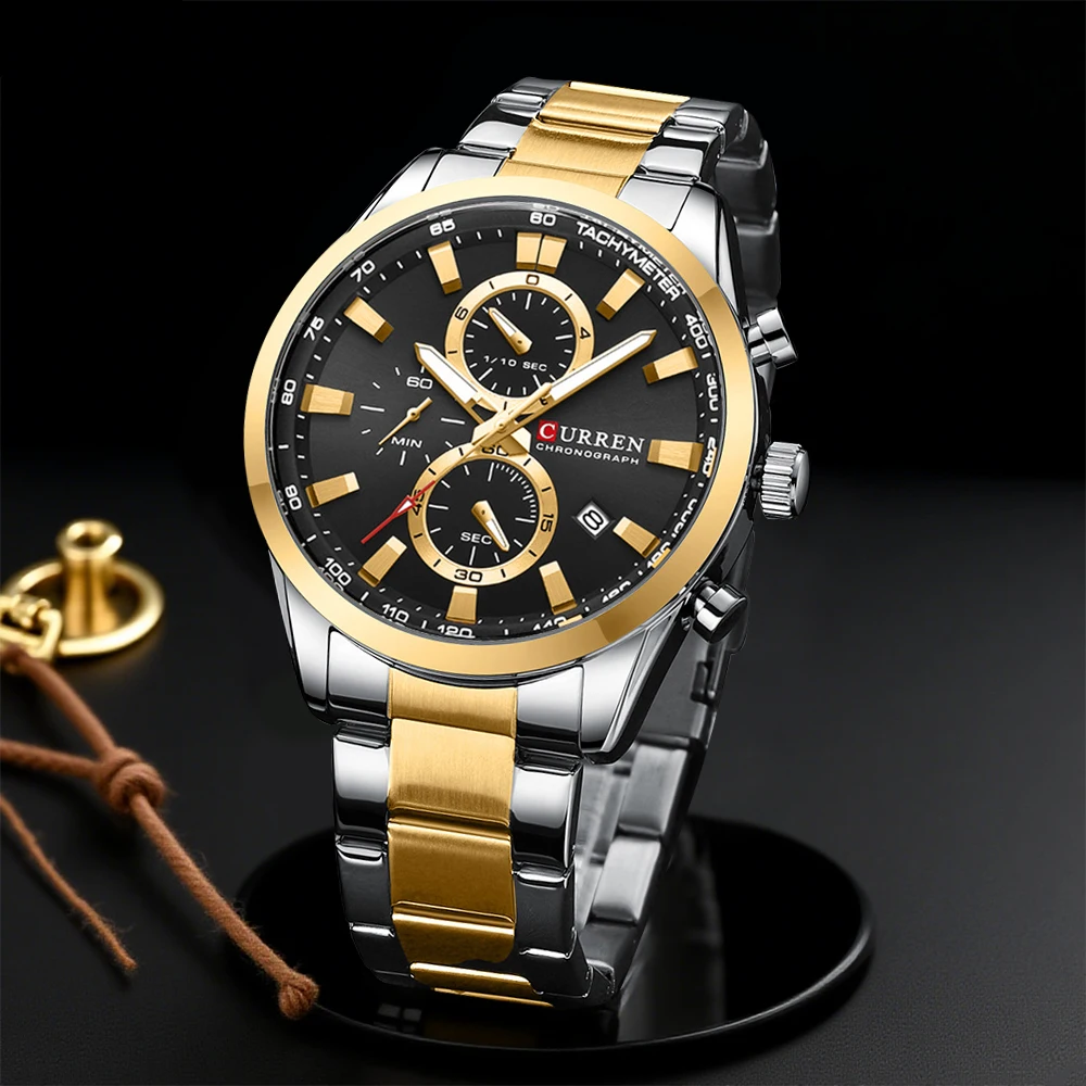 CURREN Casual Quartz Chrono Sp - Chronograph Sport Watch review and price