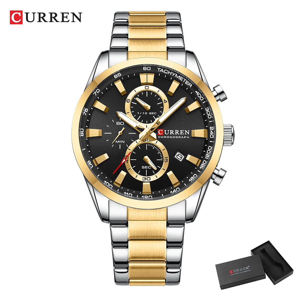 CURREN Casual Quartz Chrono Sp - Chronograph Sport Watch review and price