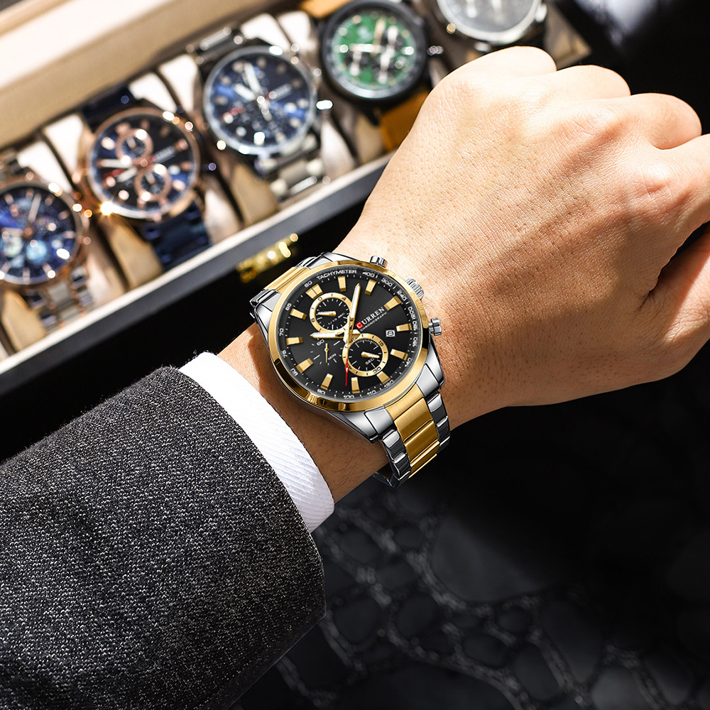 CURREN Casual Quartz Chrono Sp - Chronograph Sport Watch review and price