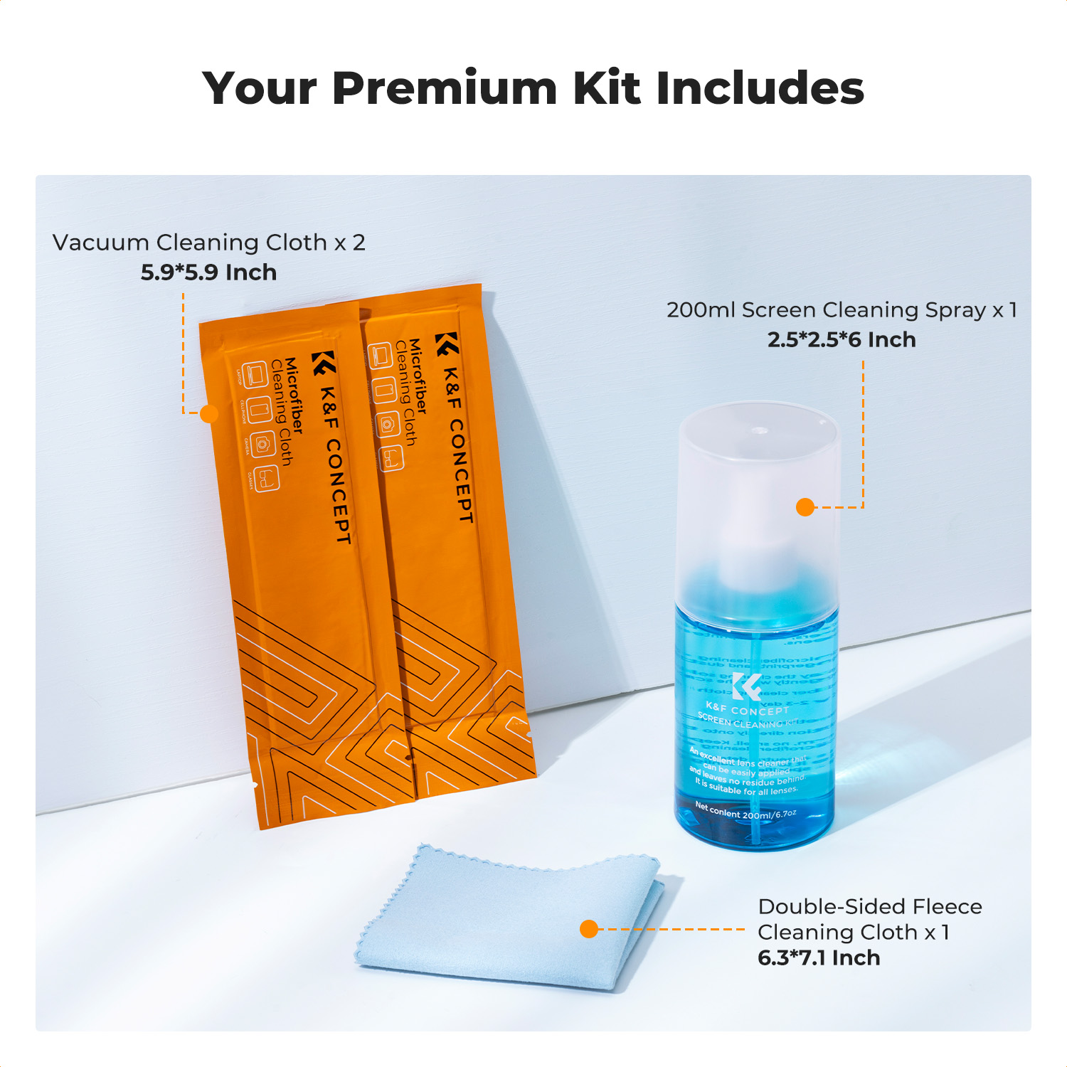 K&F CONCEPT 200ML Screen Clean - Watch Polishing Cloth review and price