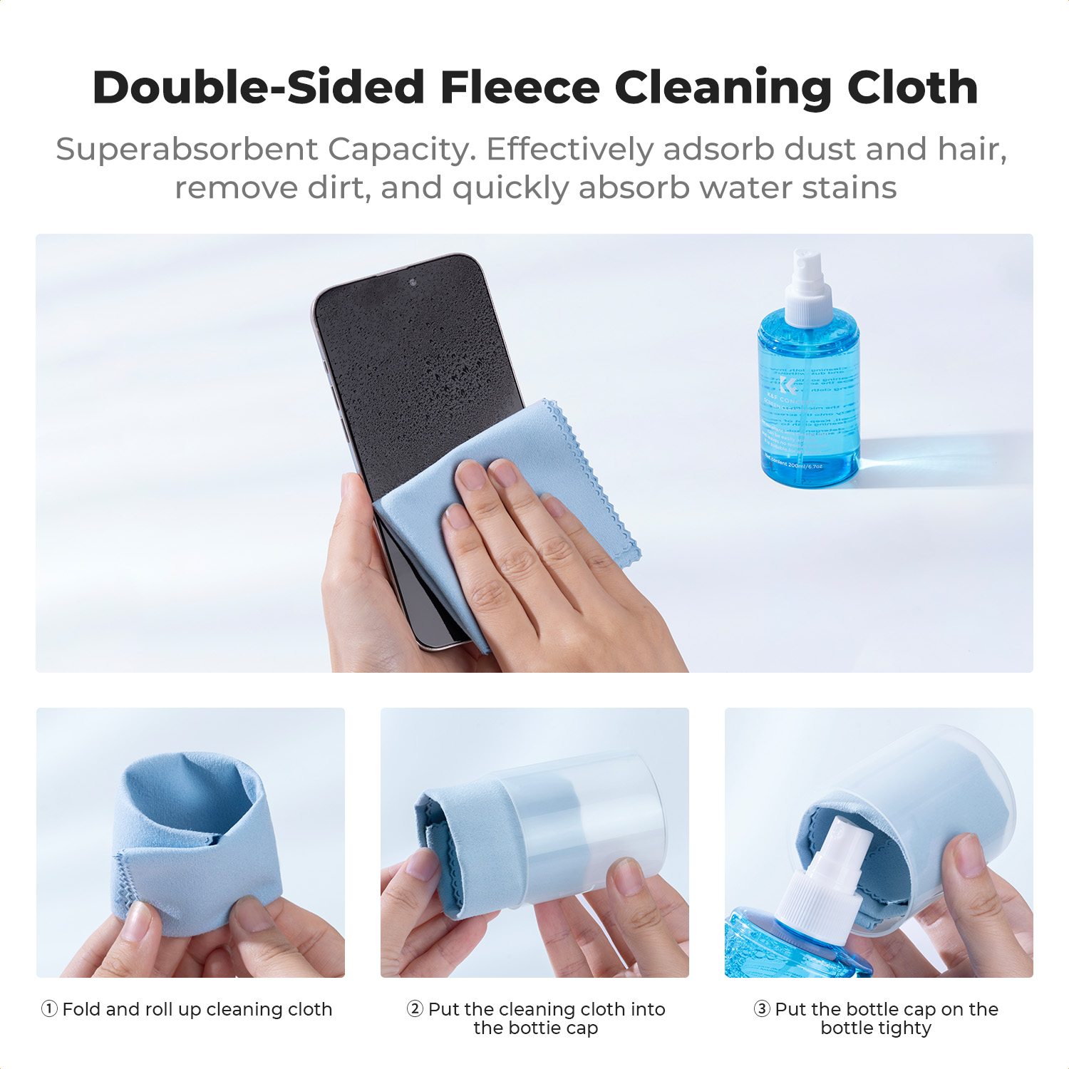 K&F CONCEPT 200ML Screen Clean - Watch Polishing Cloth review and price