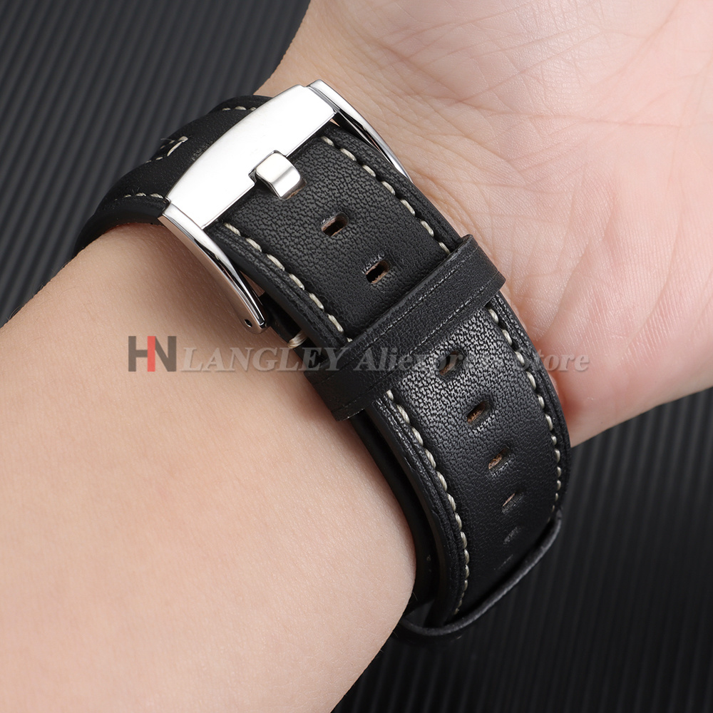 Vintage Leather Watch Band 22m - Smartwatch Vintage Watches For Men review and price