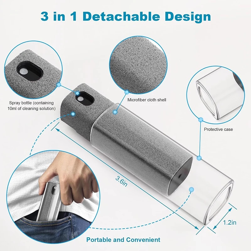 Mini Screen Cleaner Spray Smar - Watch Polishing Cloth review and price