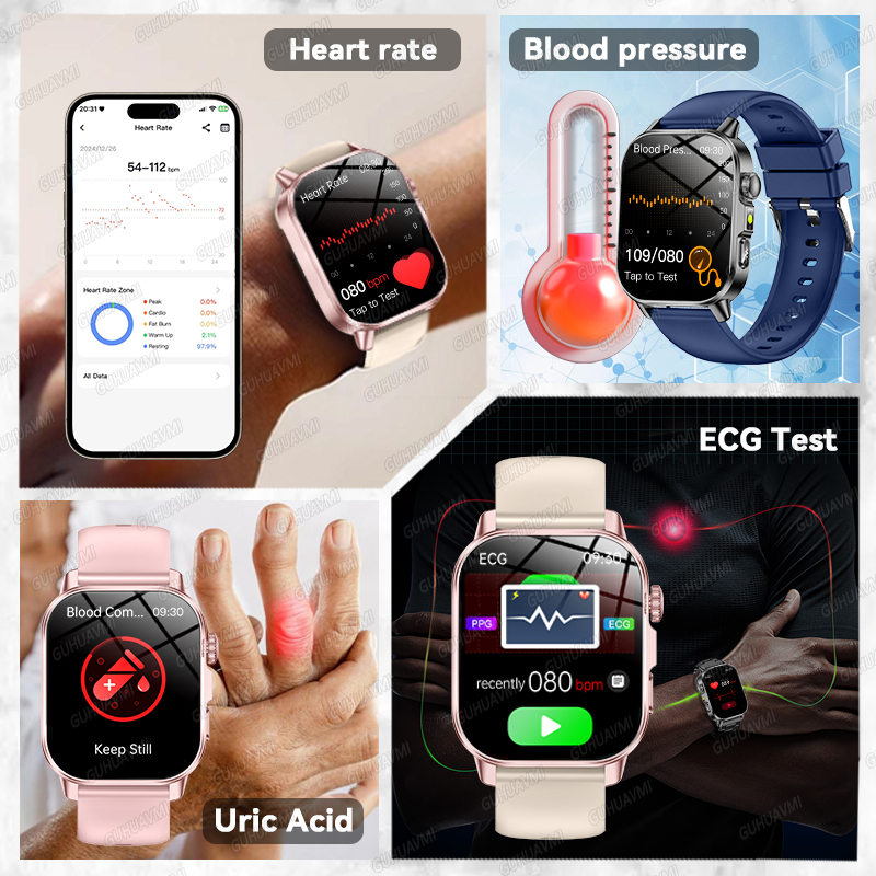 GUHUAVMI 2026 New Precise Heal - Smartwatch New Watches 2025 review and price