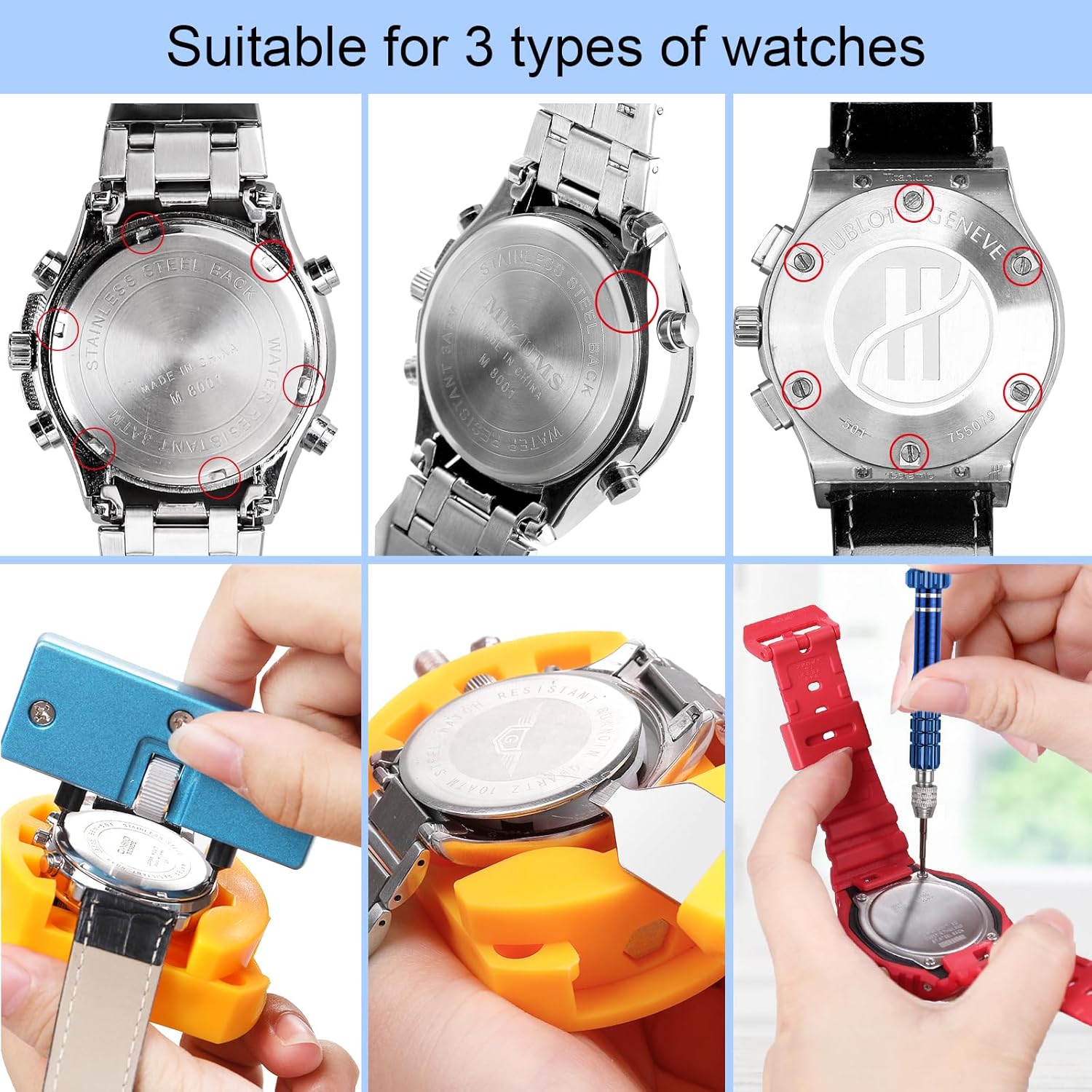 32 pcs Watch Battery Replaceme - Spring Bar Tool review and price
