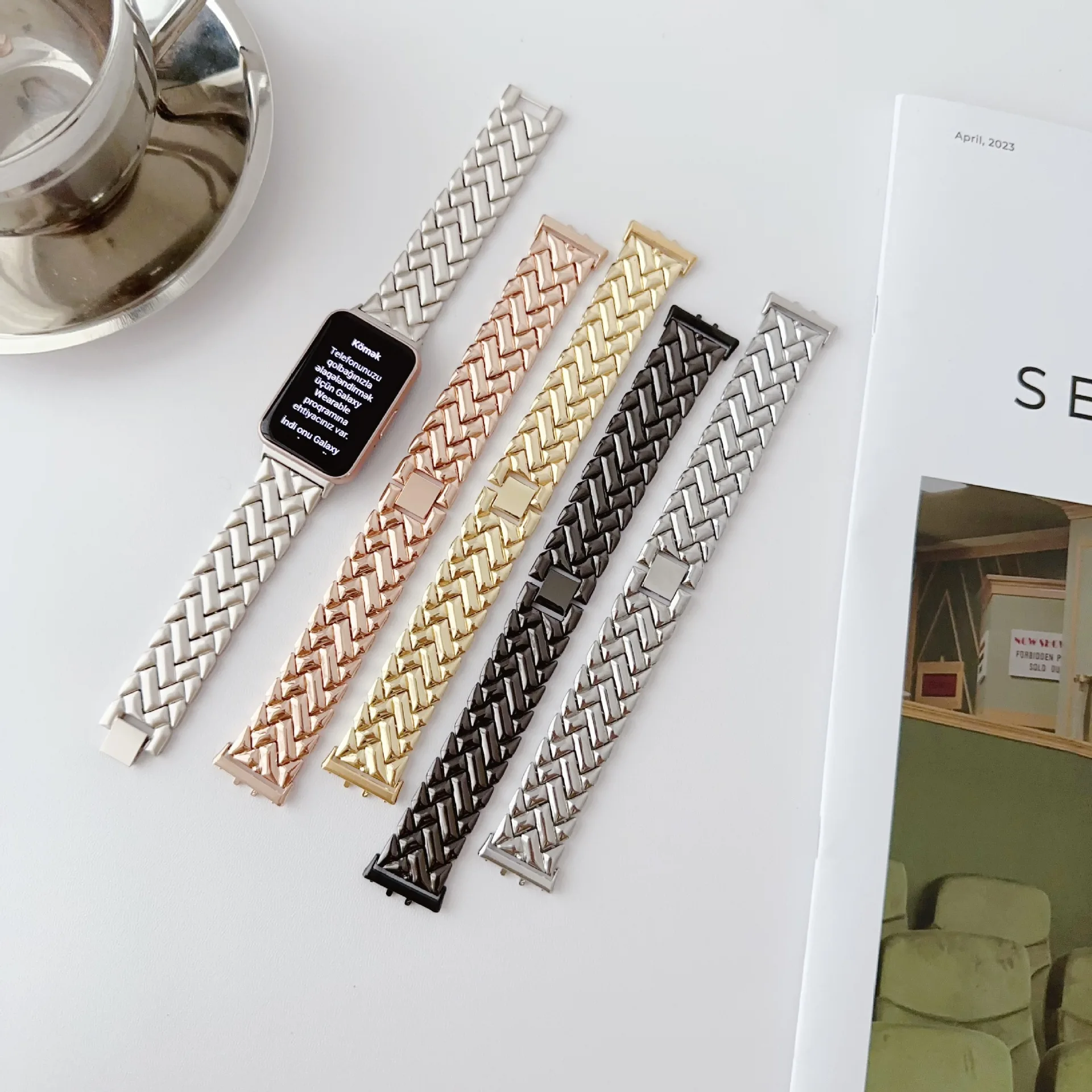 New Wristband Metal Strap for  - Smartwatch Samsung Watches For Women review and price