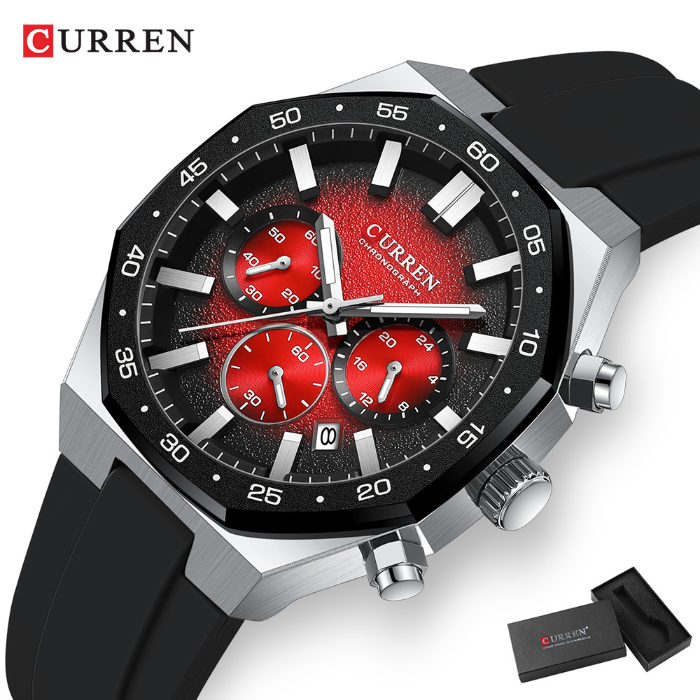 CURREN Fashion Casual Men Spor - Chronograph Sport Watch review and price