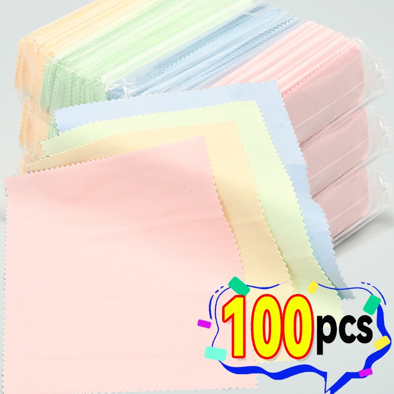 10-100pcs Silver Polishing Gla - Watch Polishing Cloth review and price