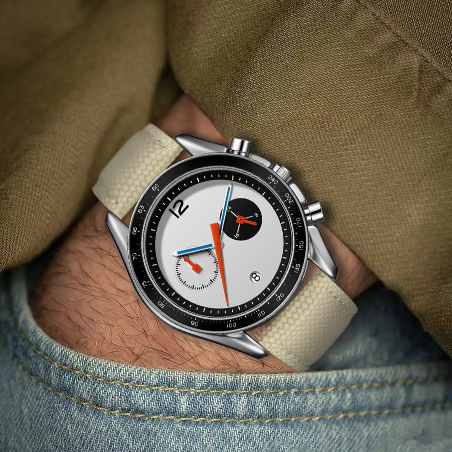 CILOA Vintage Racing Chronogra - Smartwatch Vintage Watches For Men review and price
