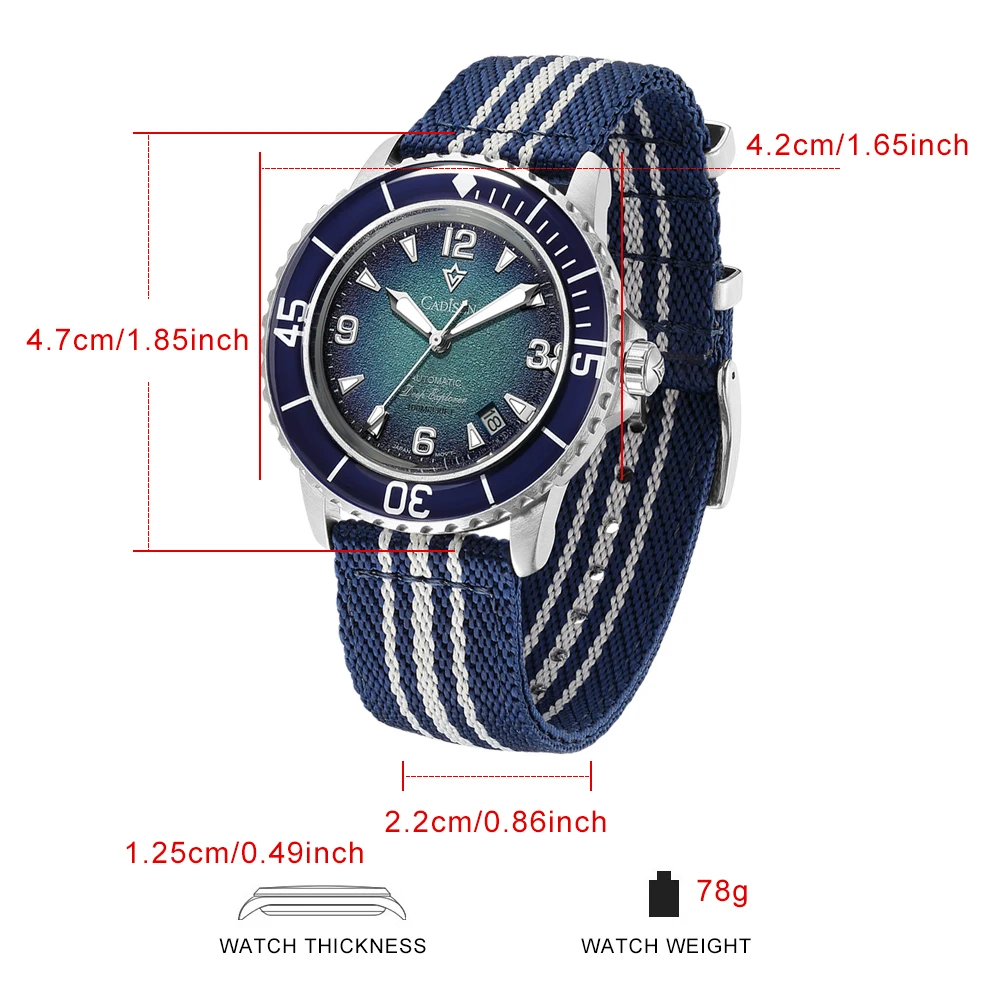 CADISEN Deep Explorer MIYOTA 8 - Seiko Watch Presage review and price