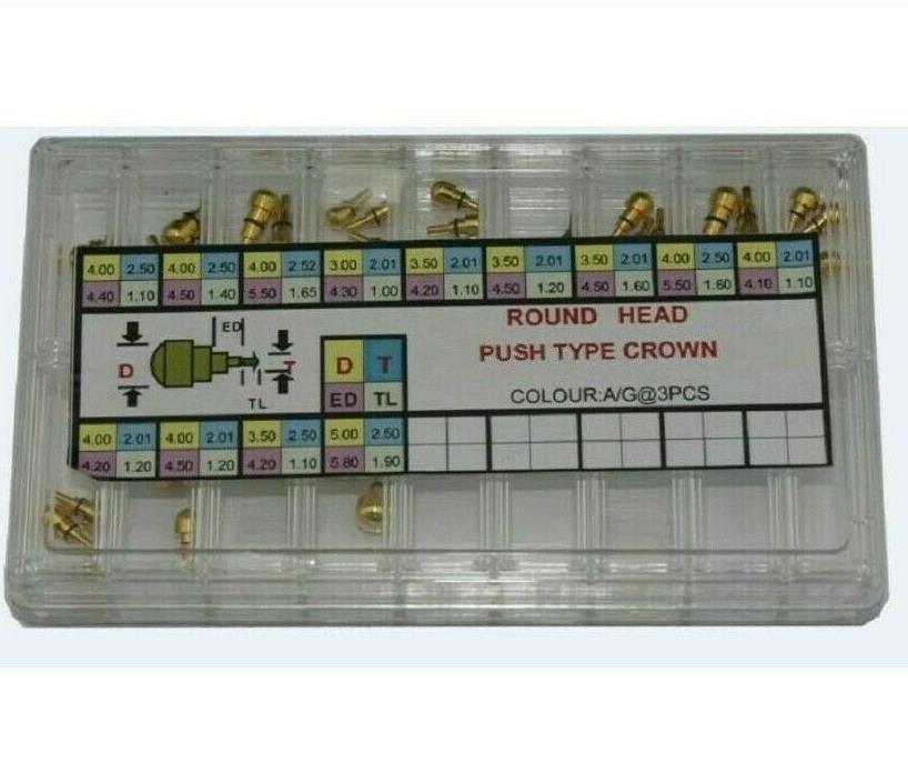619PCR Assortment of Round Hea - Watch Crown Pusher review and price