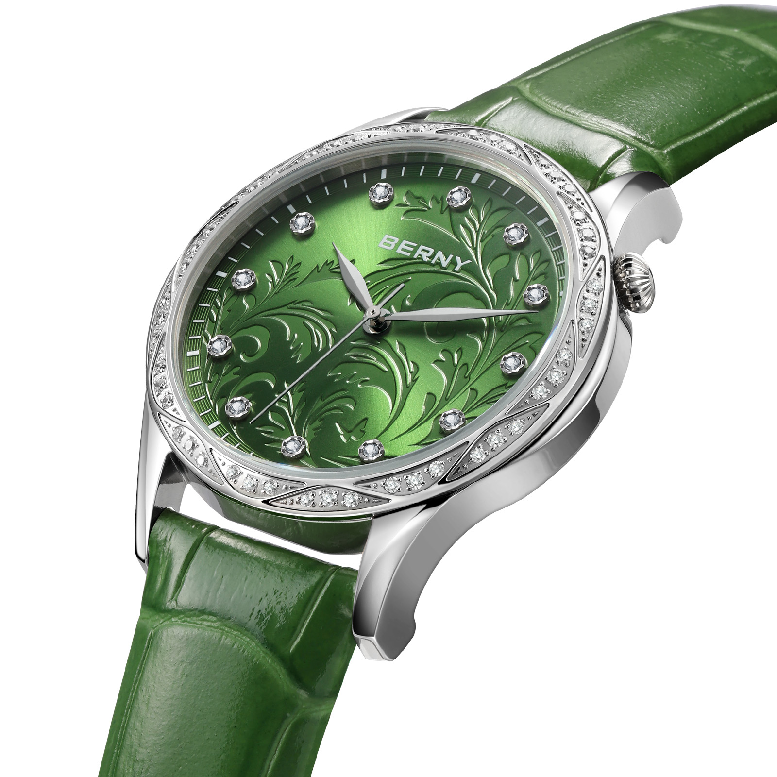 BERNY Women‘s Quartz Watch Gre - Luxury Ceramic Watch review and price