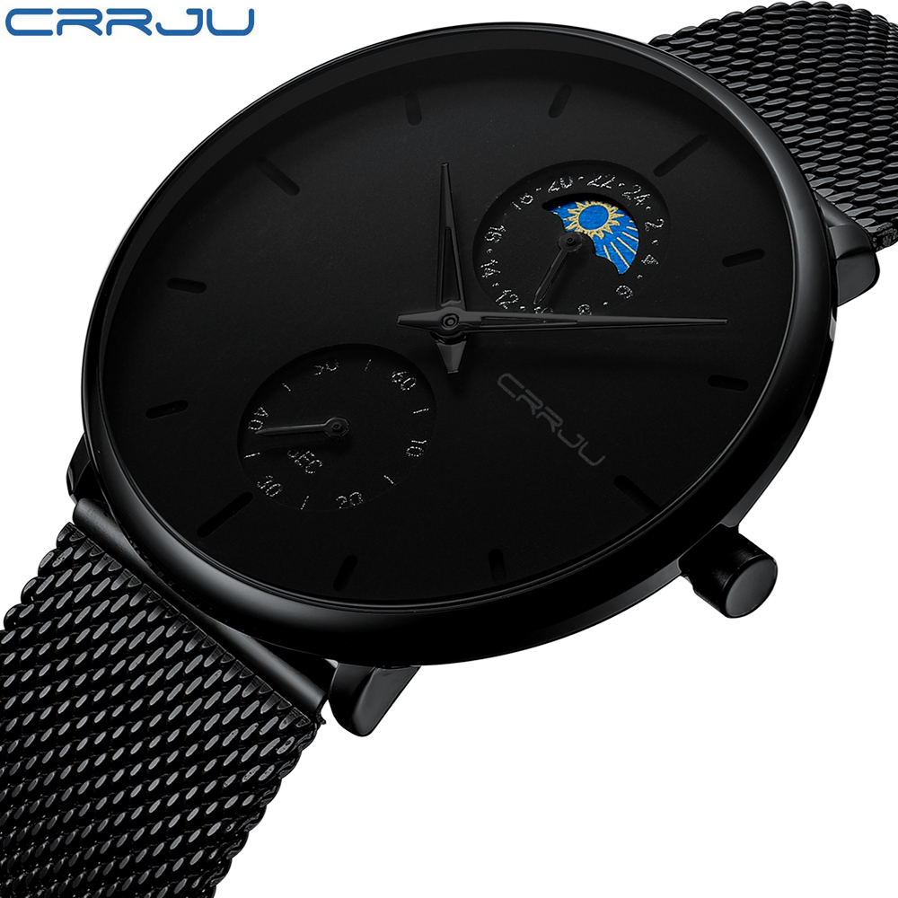 CRRJU Top Brand Luxury Man Wri - Smartwatch Branded Watches For Men review and price