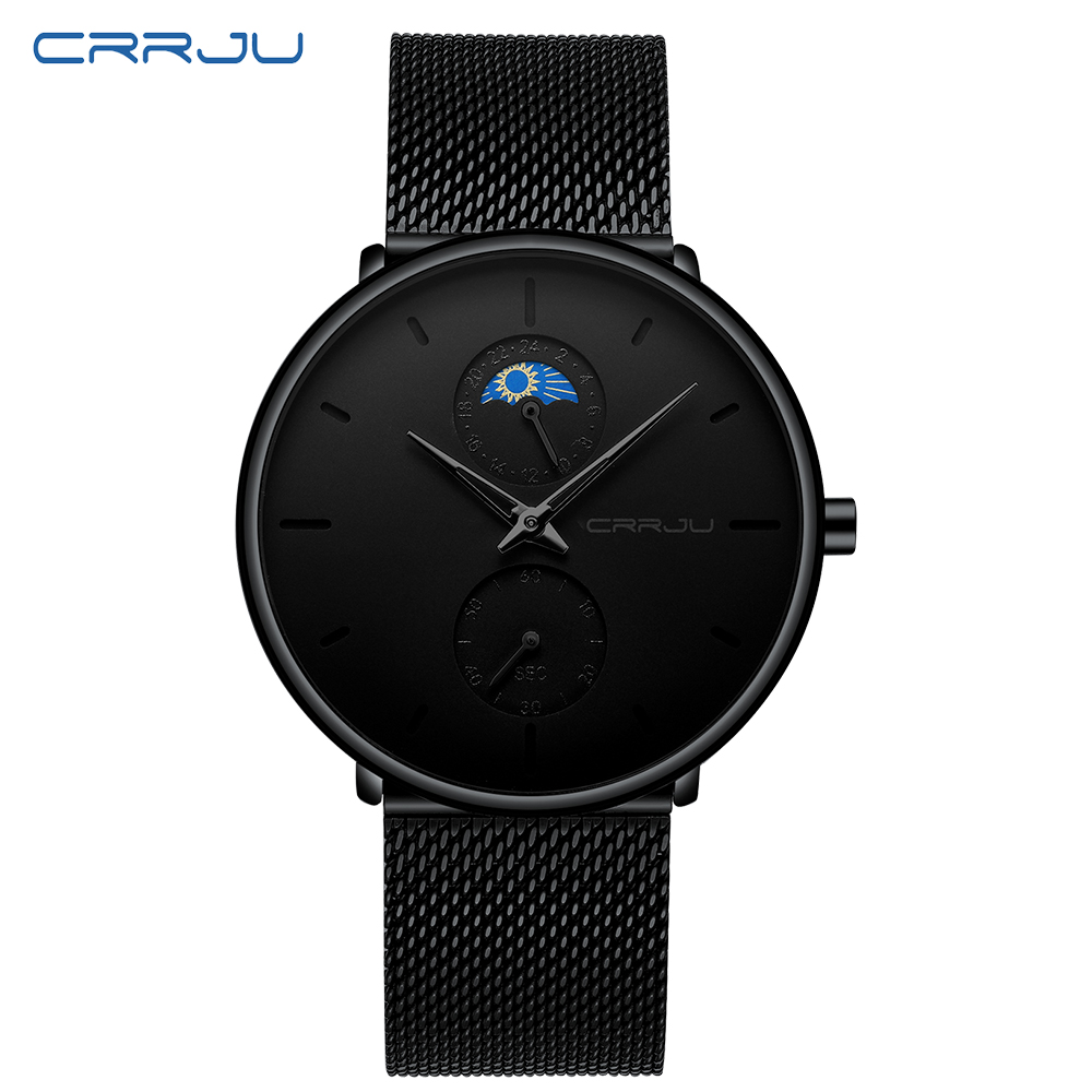 CRRJU Top Brand Luxury Man Wri - Smartwatch Branded Watches For Men review and price