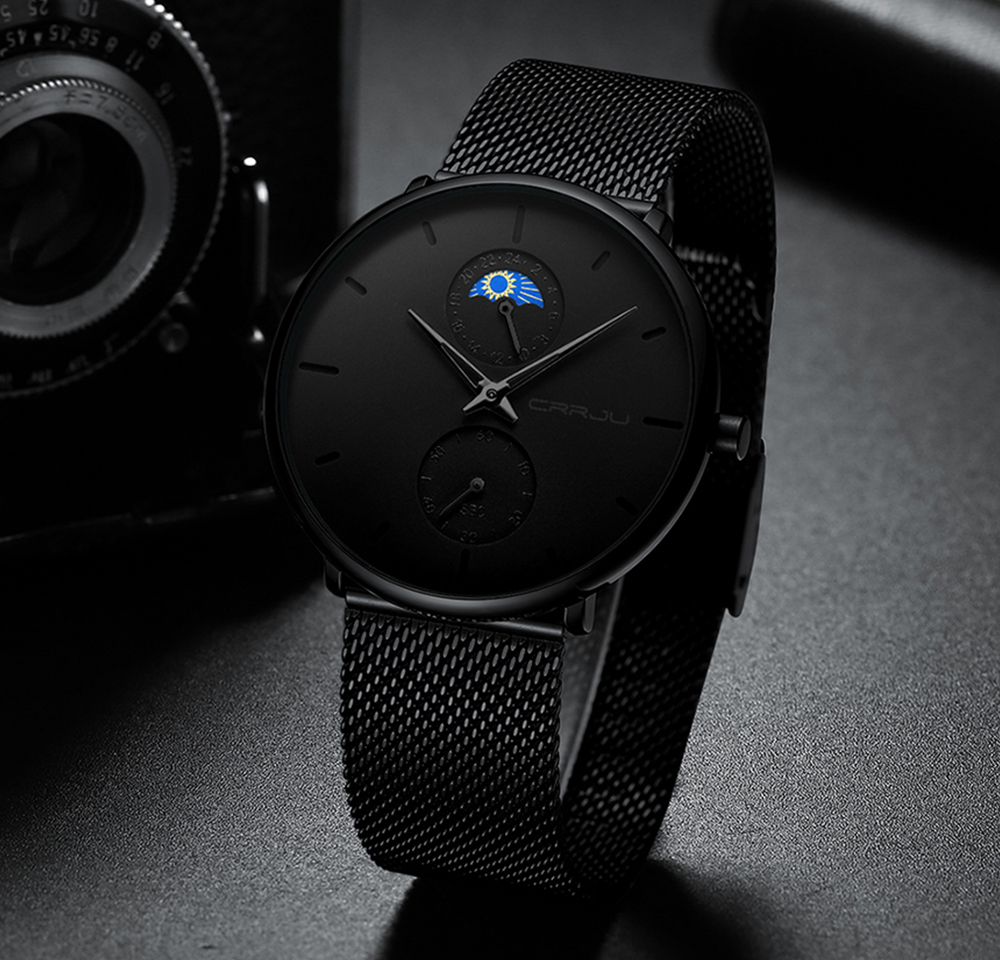 CRRJU Top Brand Luxury Man Wri - Smartwatch Branded Watches For Men review and price